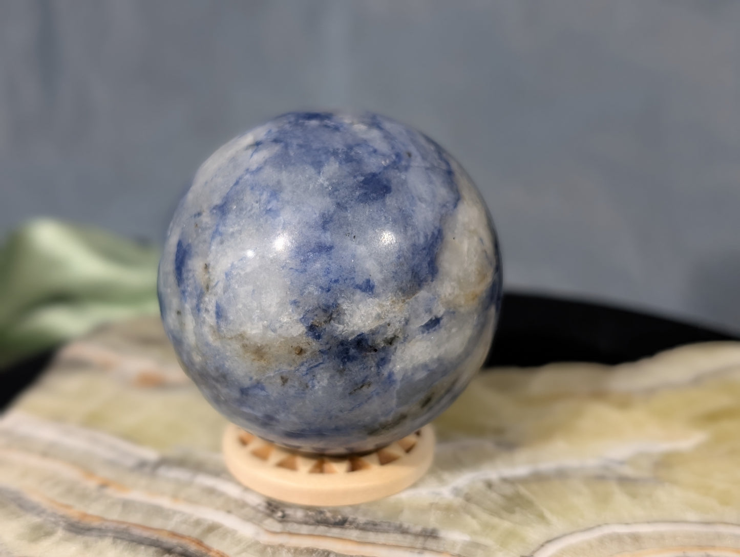 Blue Afghanite Sphere