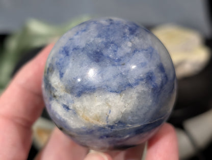 Blue Afghanite Sphere