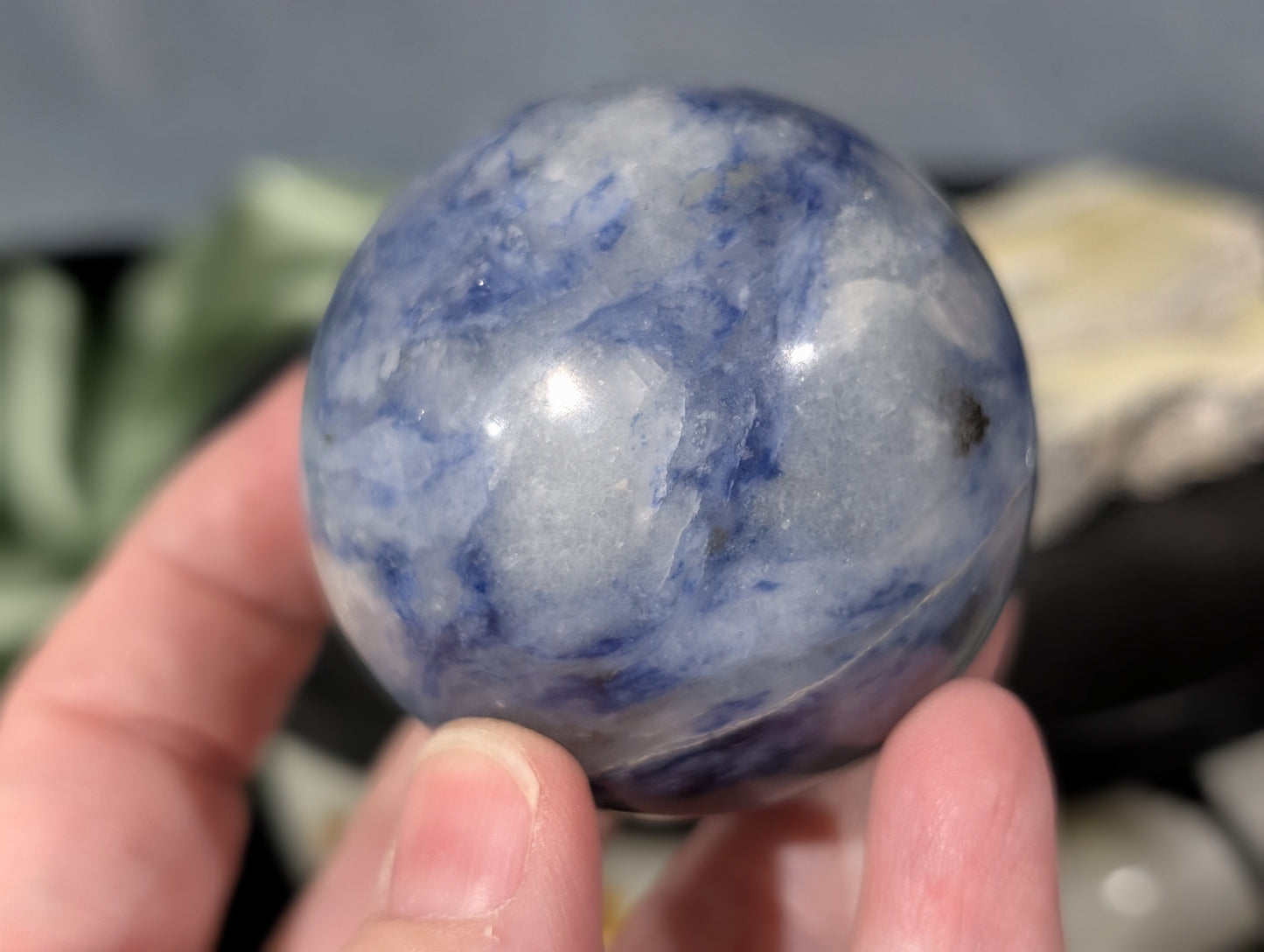 Blue Afghanite Sphere