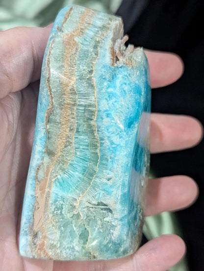 Blue Aragonite with Smithsonite Freeform