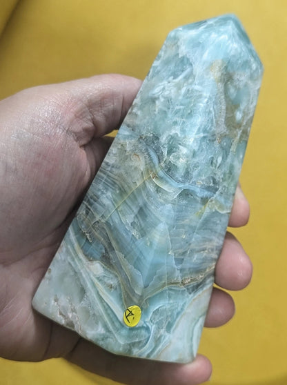 Blue Aragonite Tower 1A1