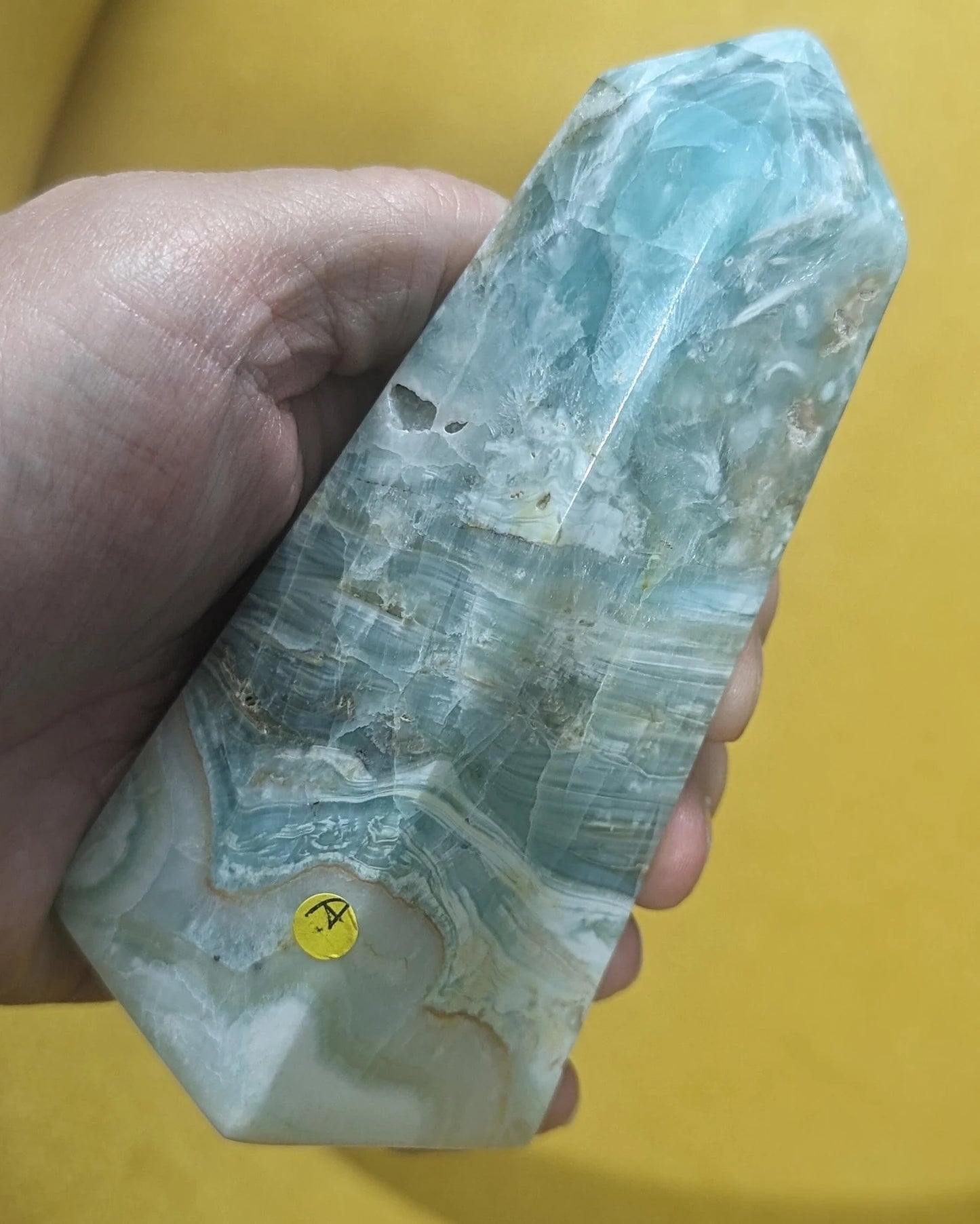 Blue Aragonite Tower 1A3