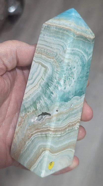 Blue Aragonite Tower 1B1