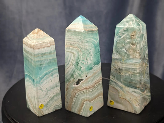 Blue Aragonite Towers