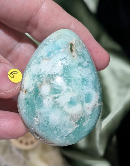 Blue Aragonite and Smithsonite Egg