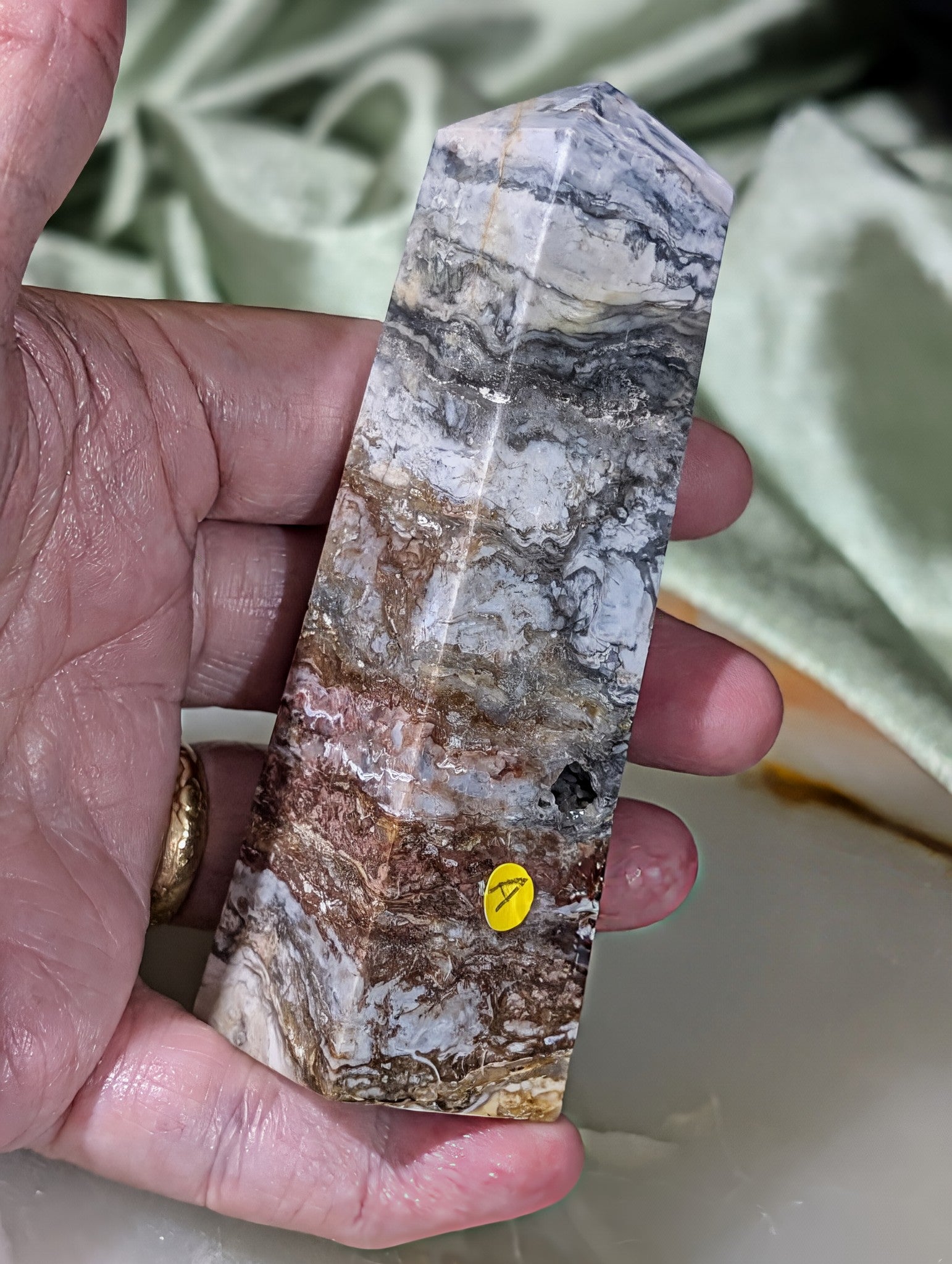 Blue Chalcedony Tower