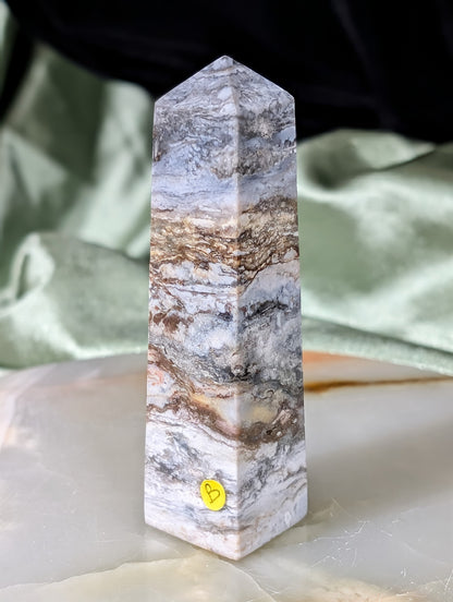 Blue Chalcedony Tower