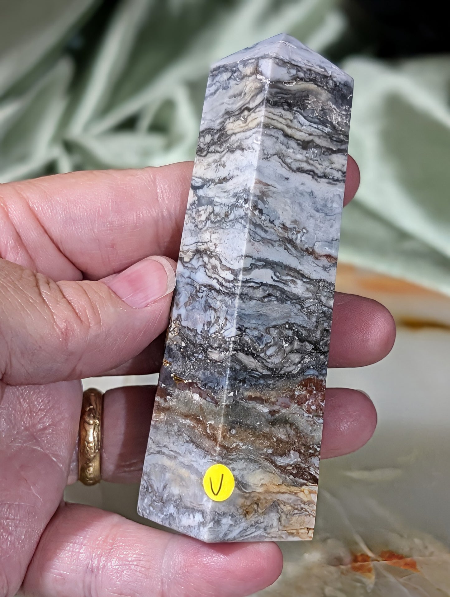 Blue Chalcedony Tower