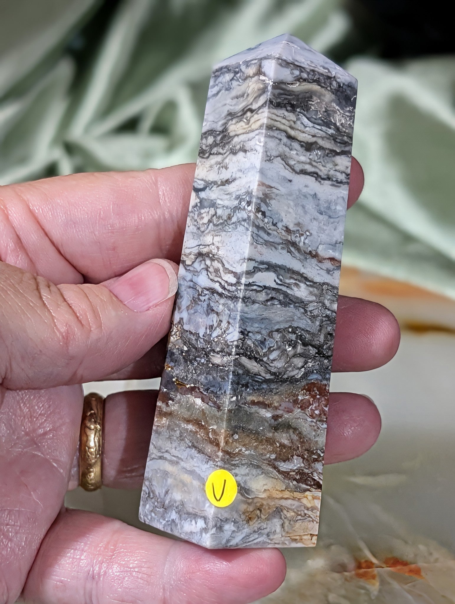 Blue Chalcedony Tower