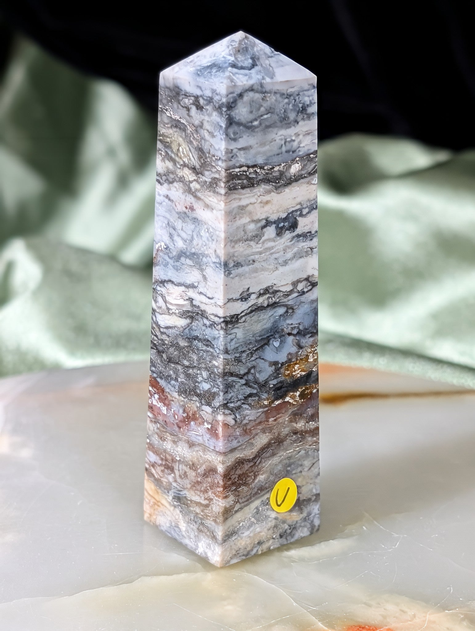 Blue Chalcedony Tower