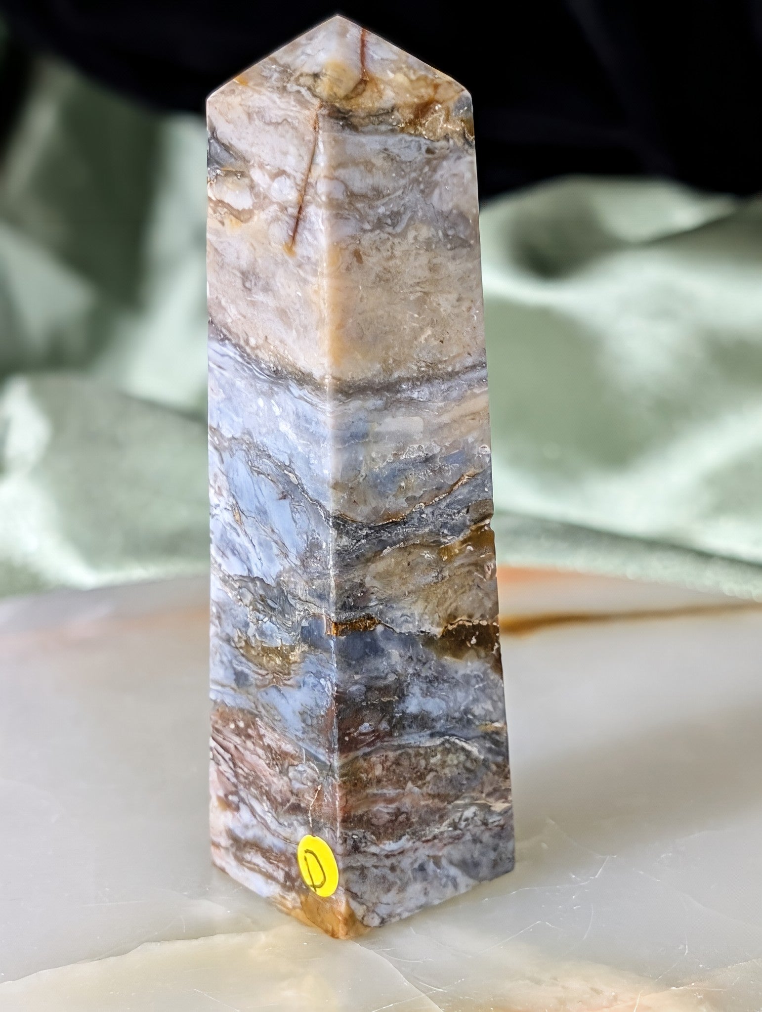 Blue Chalcedony Tower