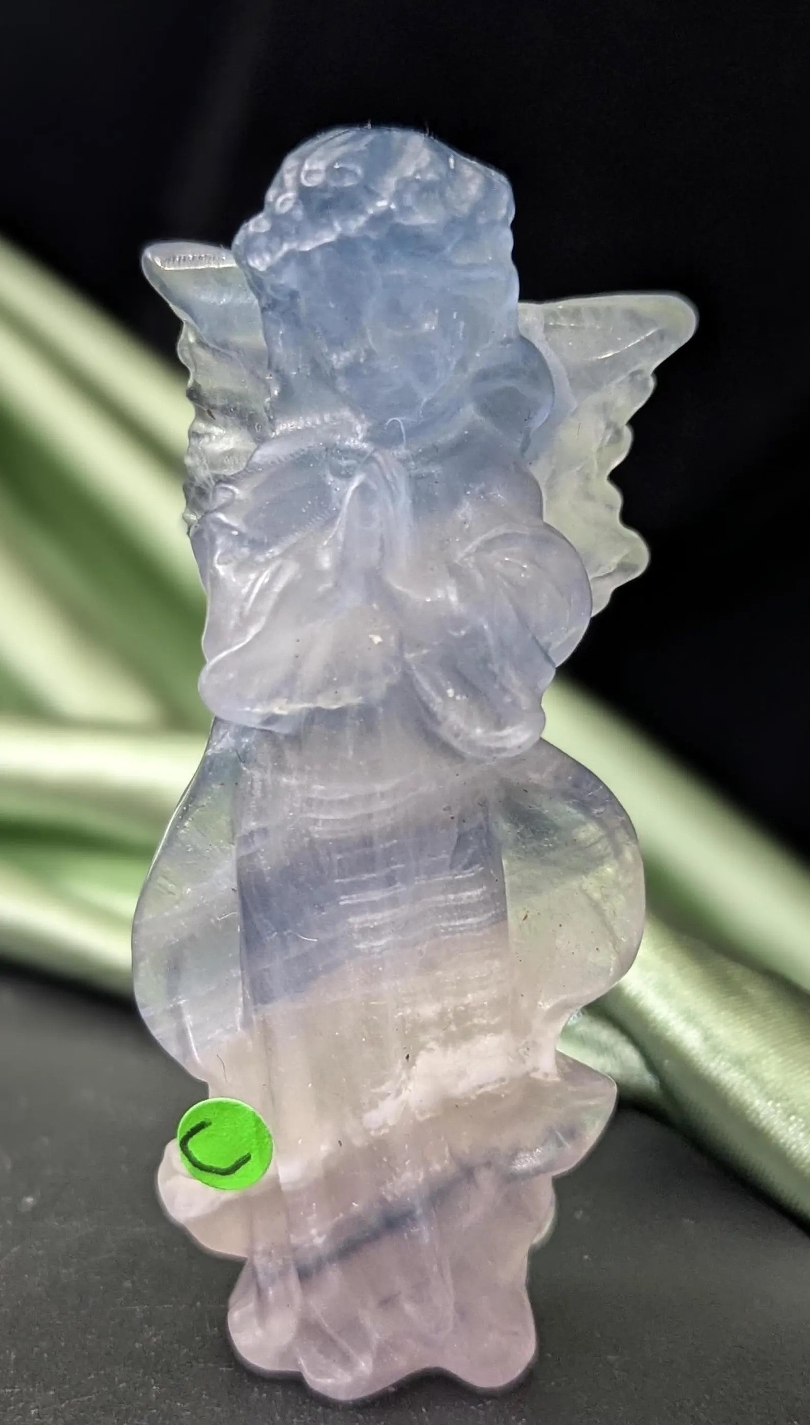 Blue Fluorite Praying Angel Figurine