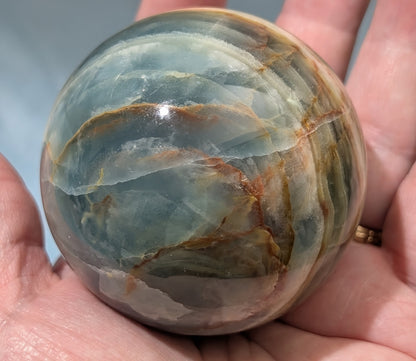 Blue Onyx Sphere