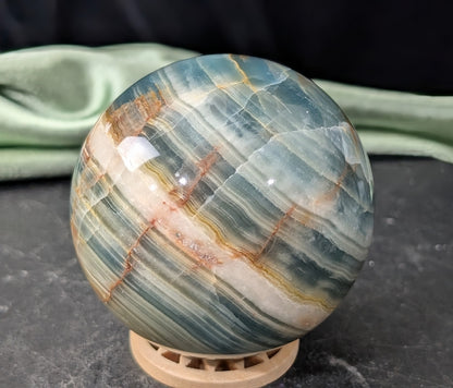 Blue Onyx Sphere