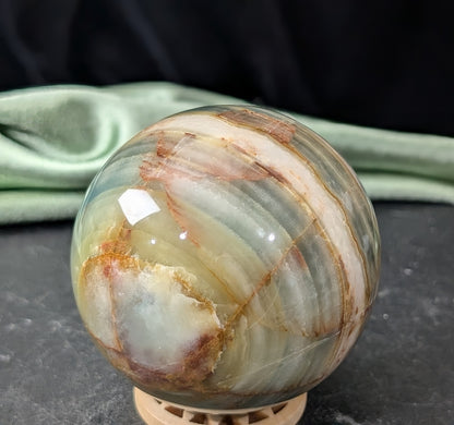 Blue Onyx Sphere