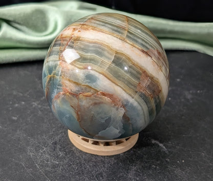Blue Onyx Sphere
