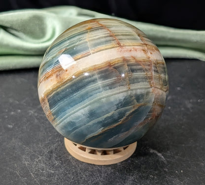 Blue Onyx Sphere