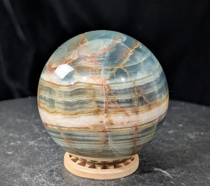 Blue Onyx Sphere