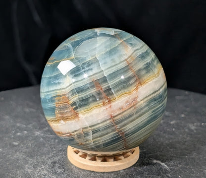 Blue Onyx Sphere
