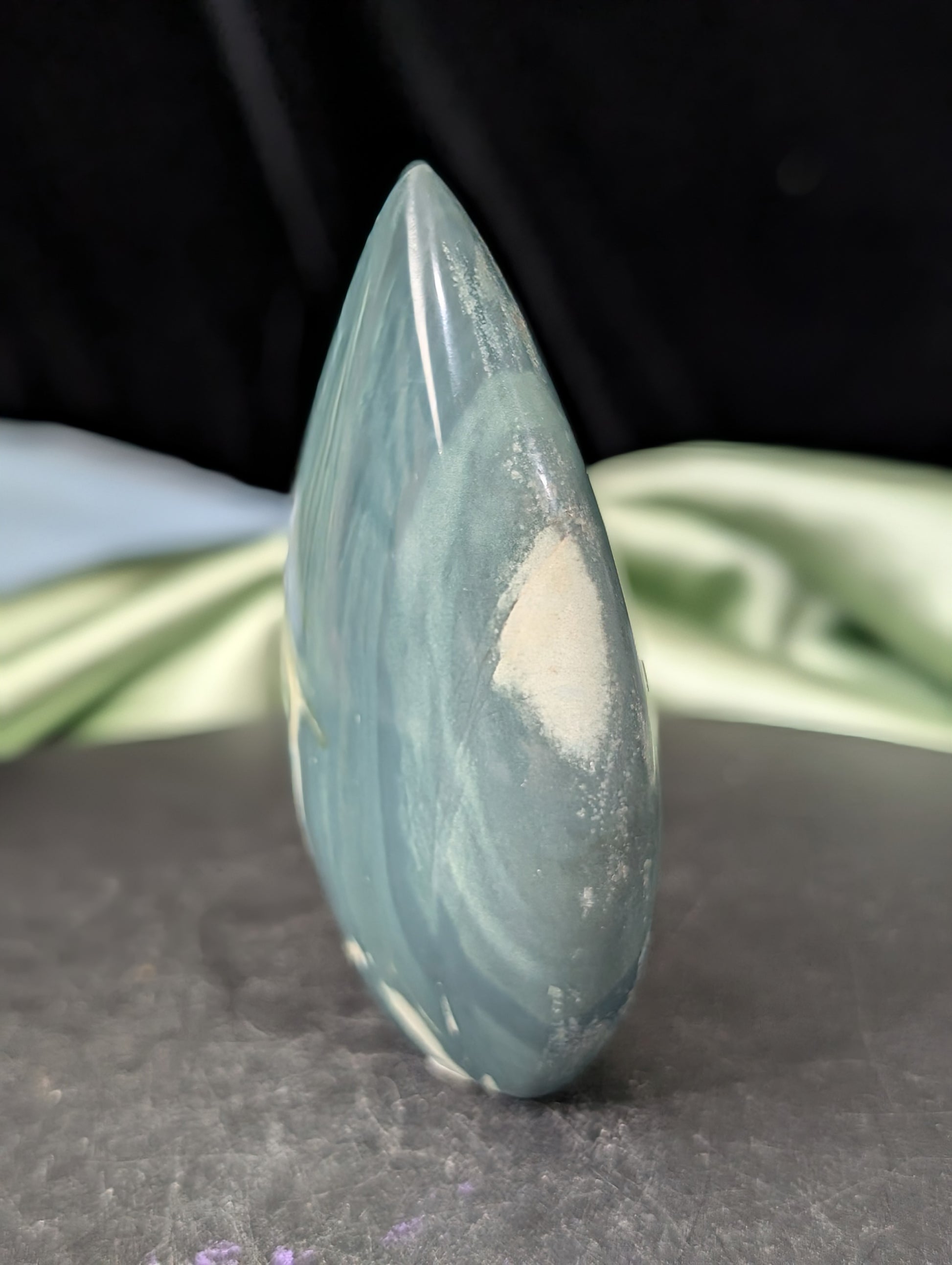 Blue Polychrome Jasper Freeform Flame 1D