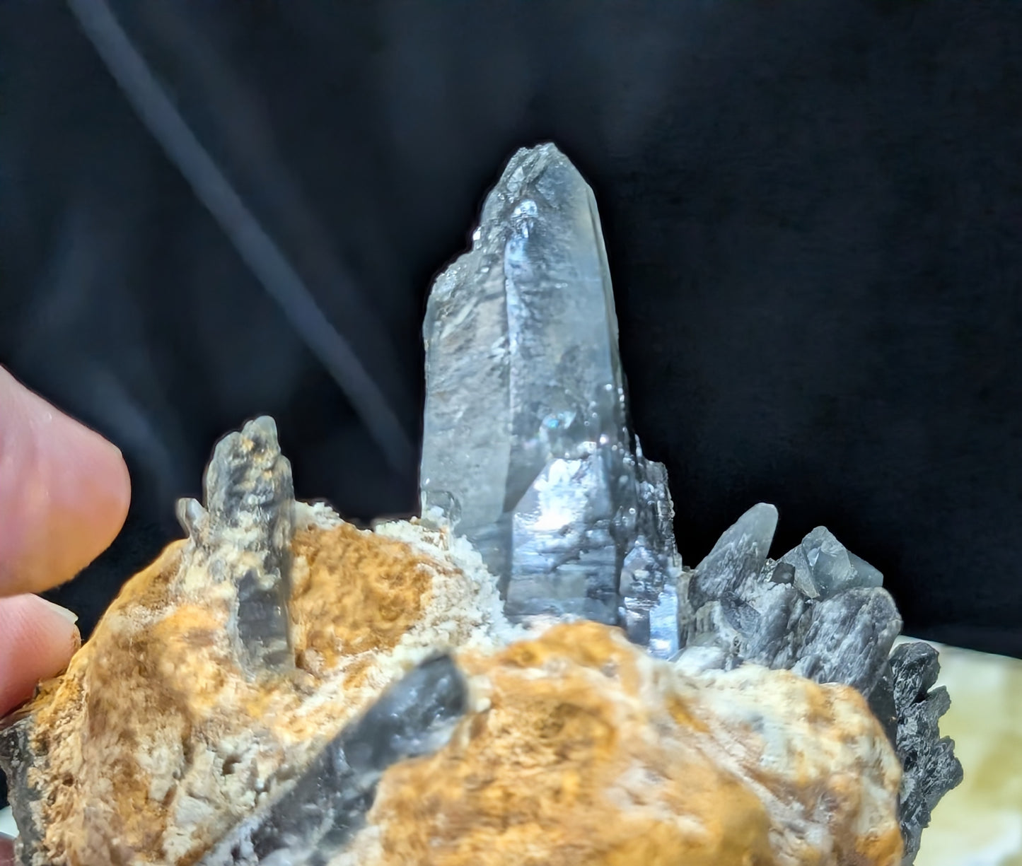 Blue Smoky Quartz Specimen