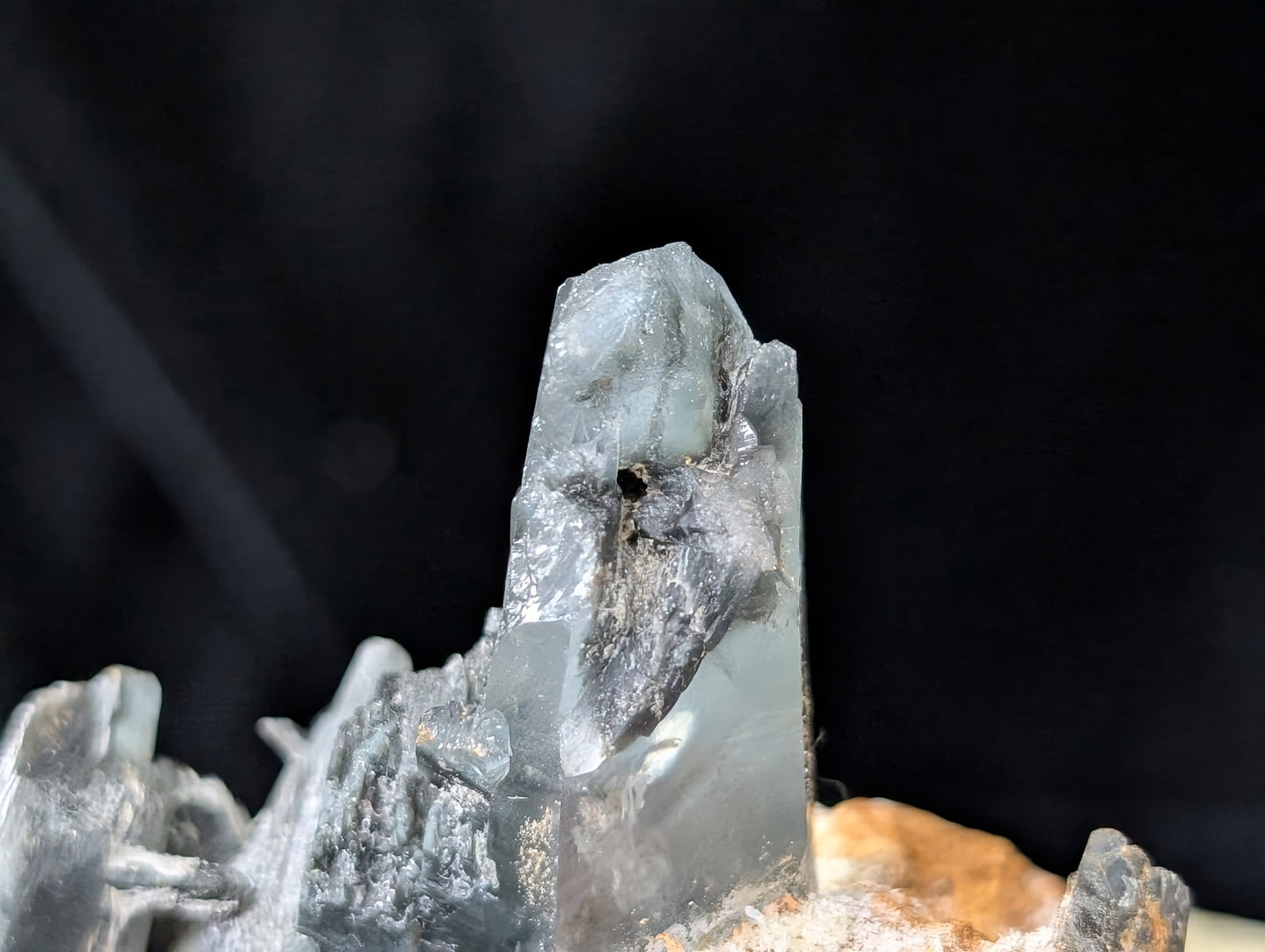 Blue Smoky Quartz Specimen