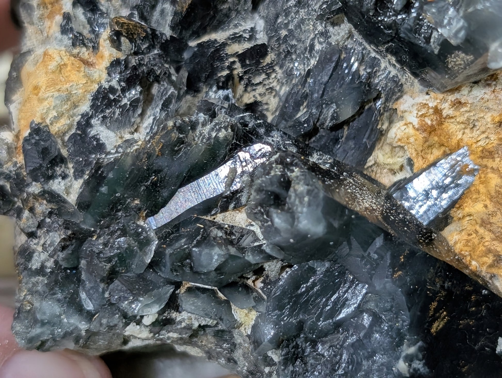 Blue Smoky Quartz Specimen