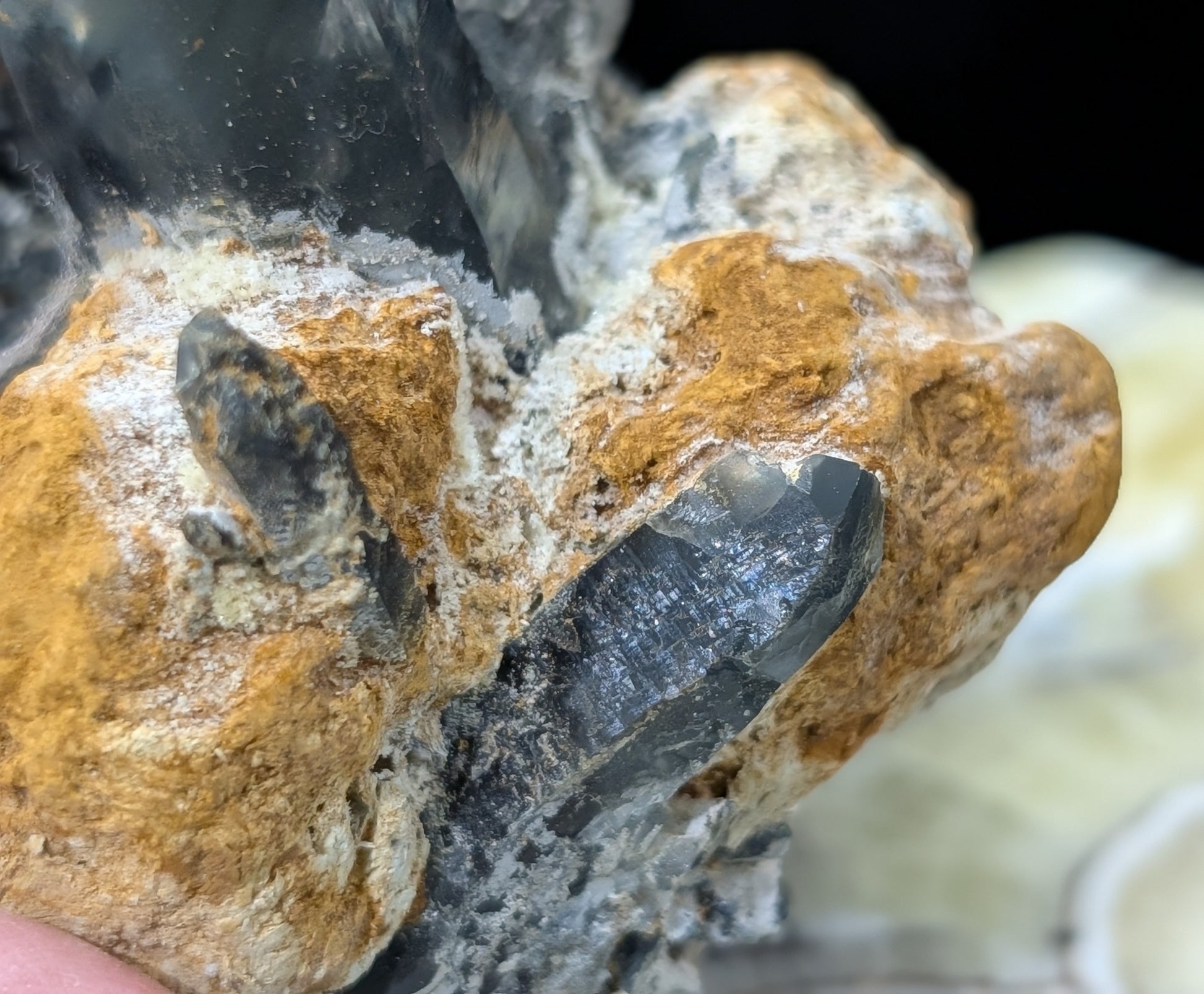 Blue Smoky Quartz Specimen