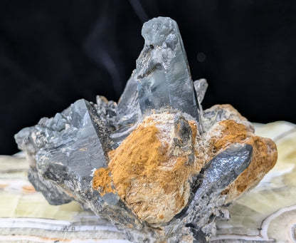 Blue Smoky Quartz Specimen
