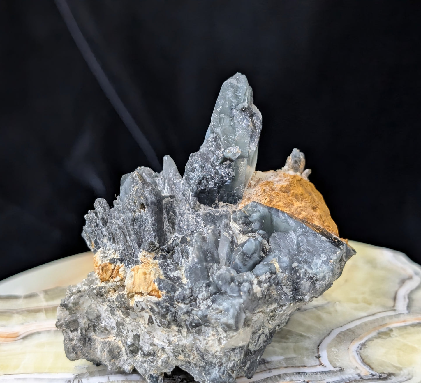 Blue Smoky Quartz Specimen