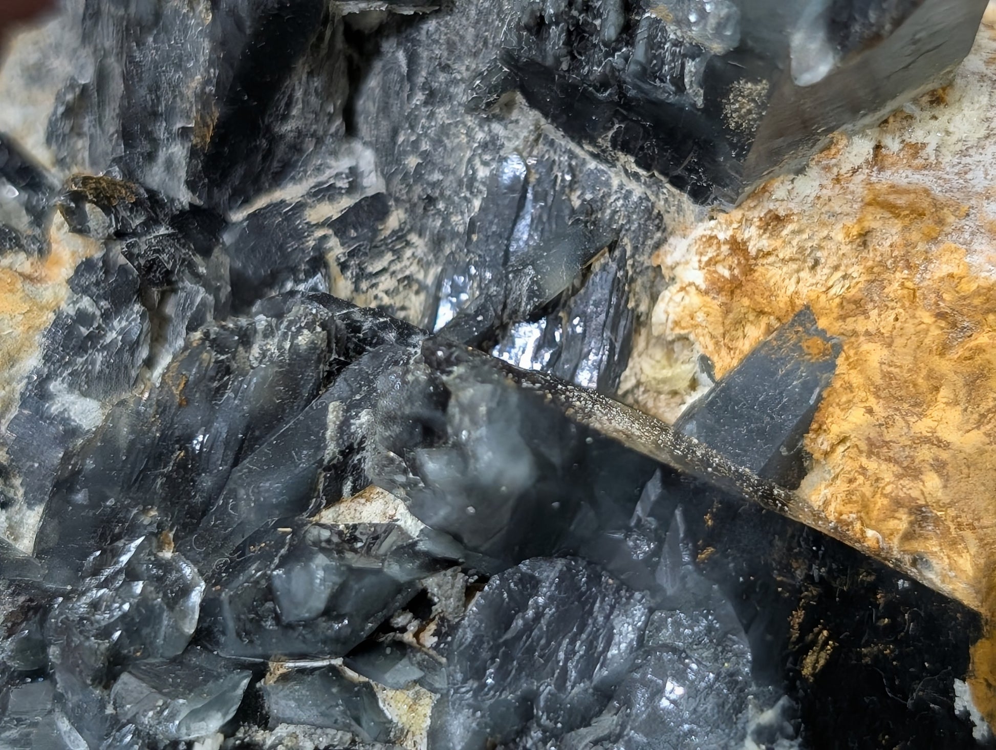 Blue Smoky Quartz Specimen