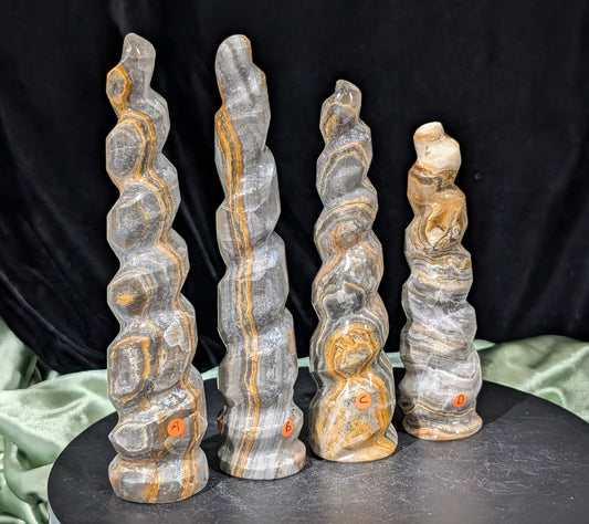 Bumblebee Jasper Unicorn Horns