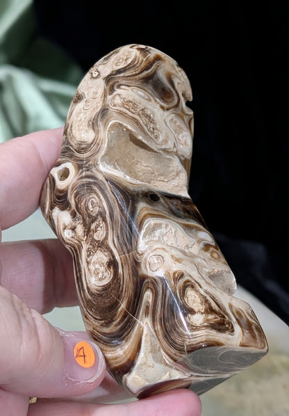 Bunny Shaped Chocolate Calcite Freeform