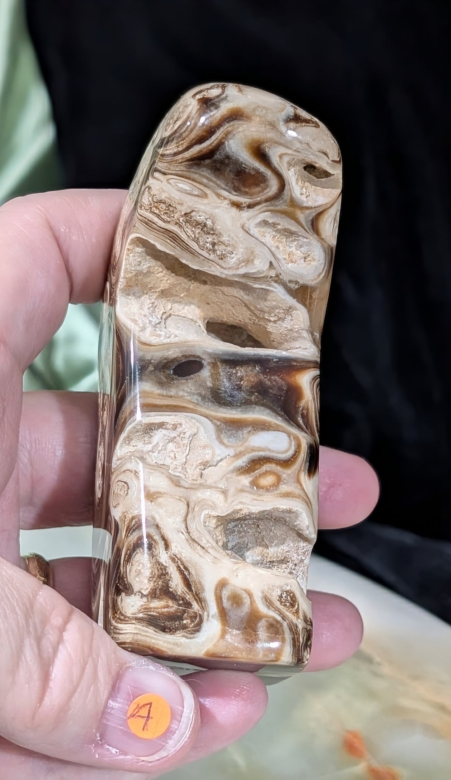 Bunny Shaped Chocolate Calcite Freeform