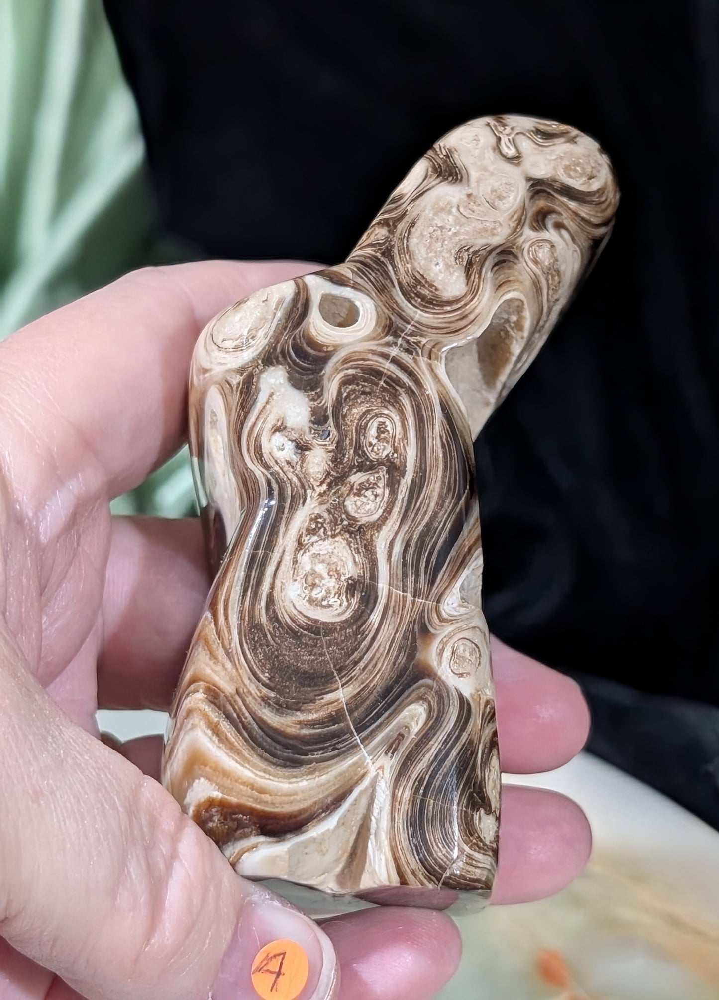 Bunny Shaped Chocolate Calcite Freeform