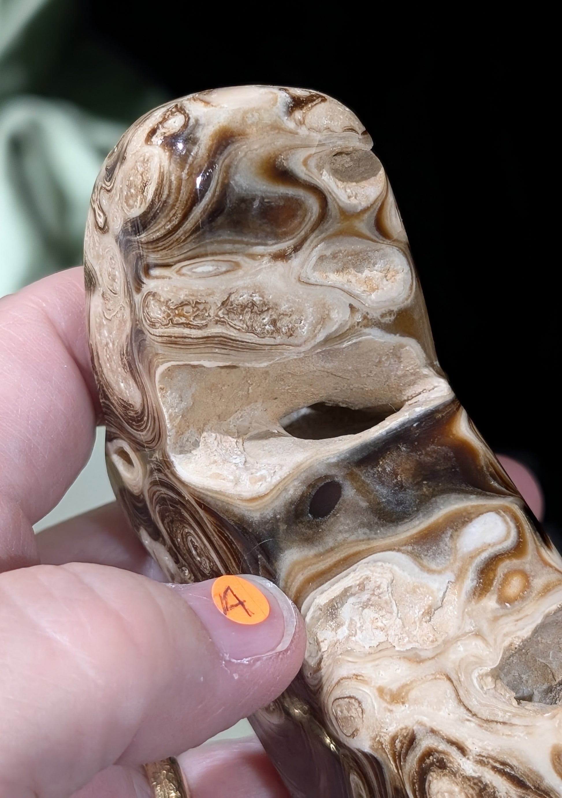 Bunny Shaped Chocolate Calcite Freeform