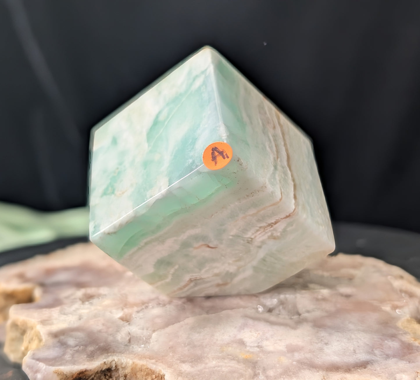 Caribbean Calcite Floating Cube