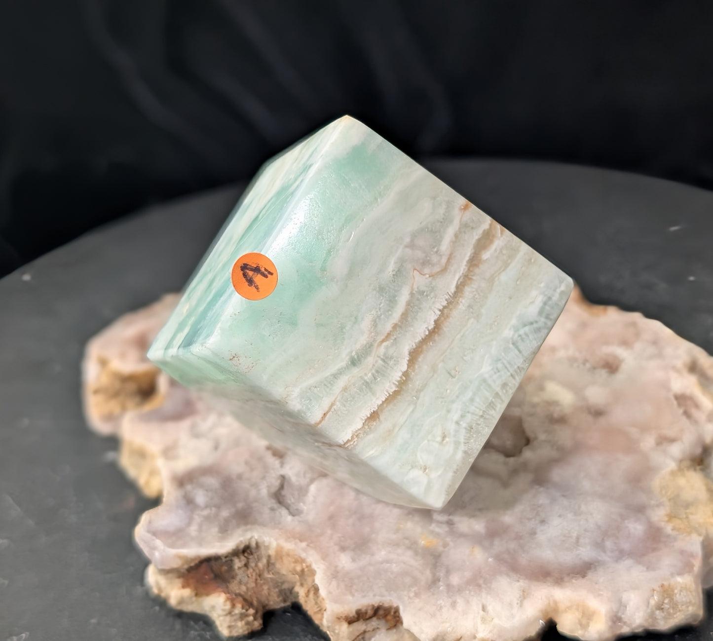 Caribbean Calcite Floating Cube