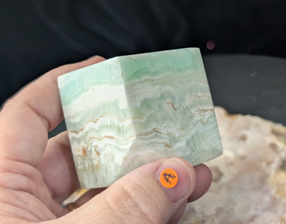 Caribbean Calcite Floating Cube