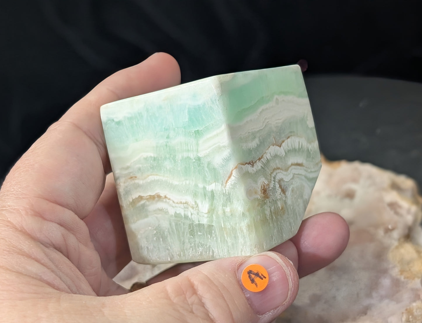 Caribbean Calcite Floating Cube
