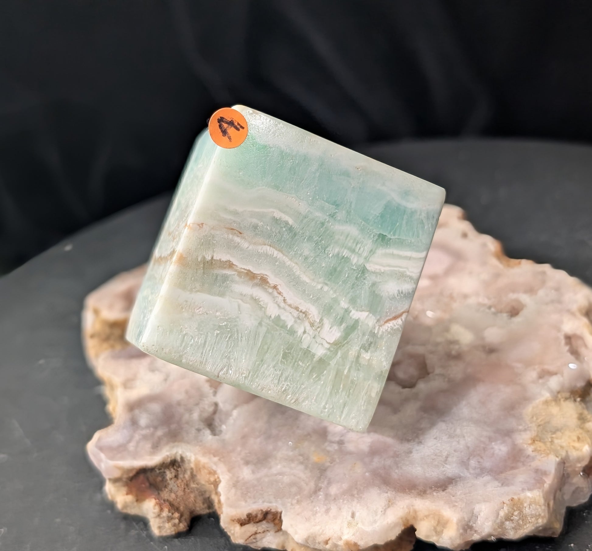 Caribbean Calcite Floating Cube