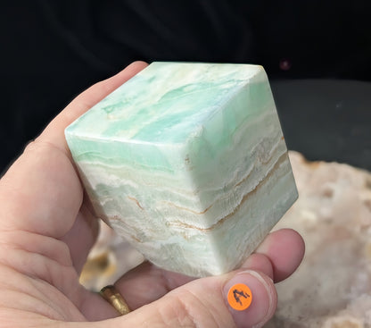 Caribbean Calcite Floating Cube