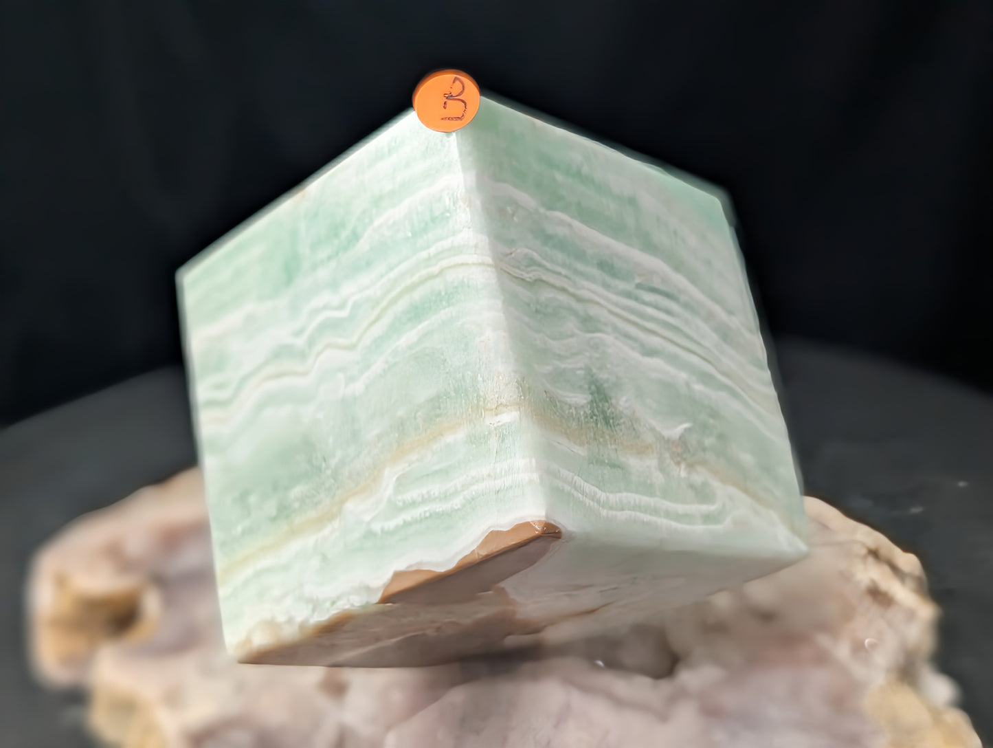 Caribbean Calcite Floating Cube