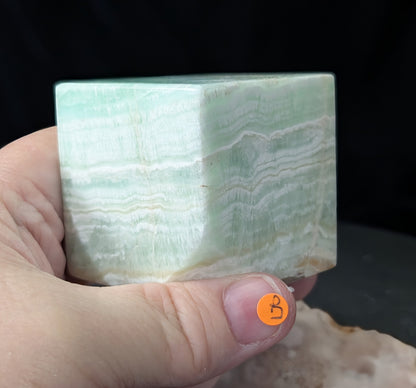 Caribbean Calcite Floating Cube