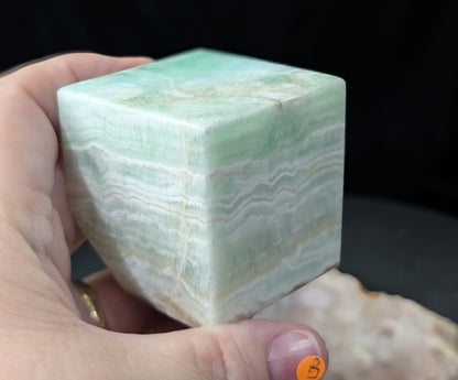 Caribbean Calcite Floating Cube