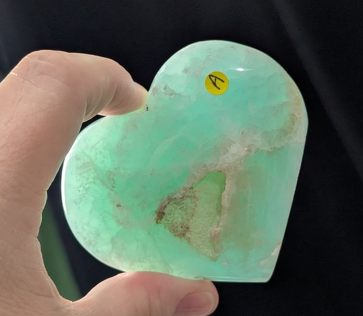 Caribbean Calcite Puffy Heart