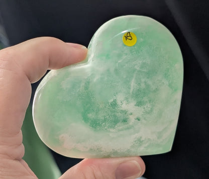 Caribbean Calcite Puffy Heart