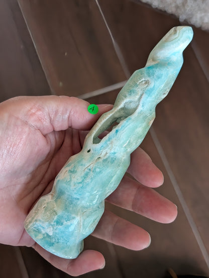 Caribbean Calcite Unicorn Horn 1a2