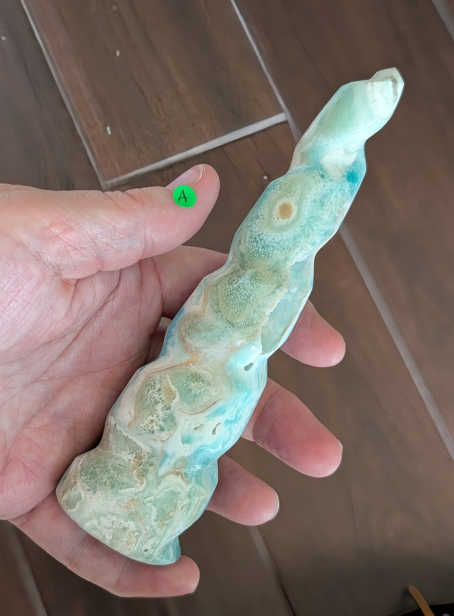 Caribbean Calcite Unicorn Horn 1A5