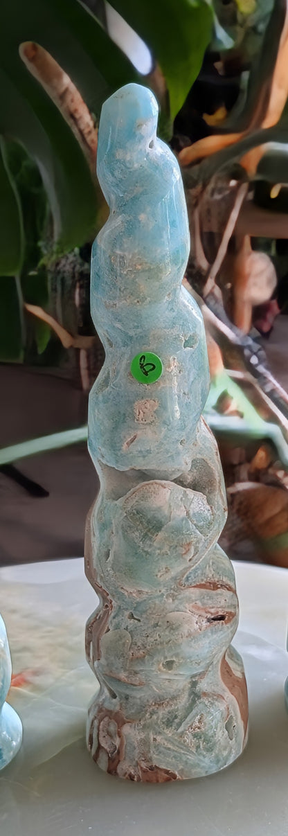 Caribbean Calcite Unicorn Horn 1B1